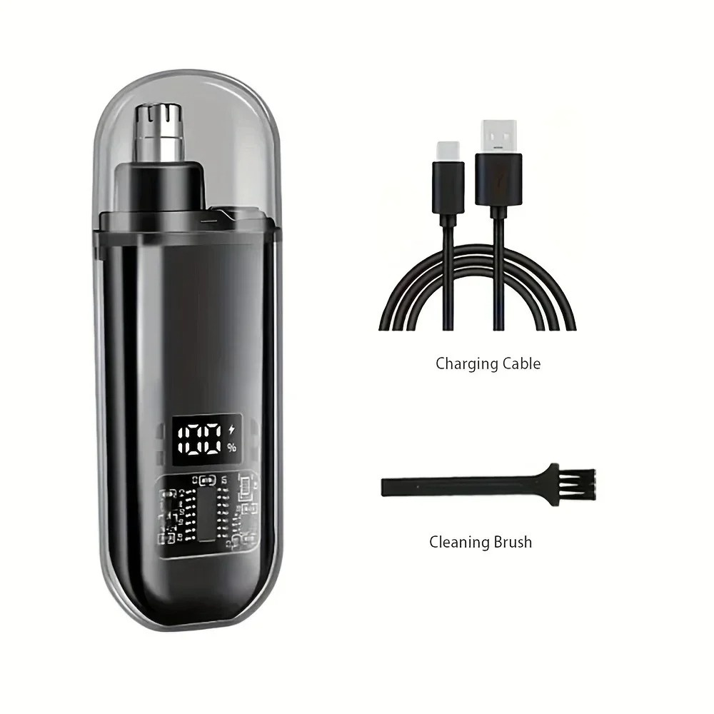 Men'S Grooming Nose Hair Trimmer - Elektrische mini neus- en oorhaartrimmer, compact,