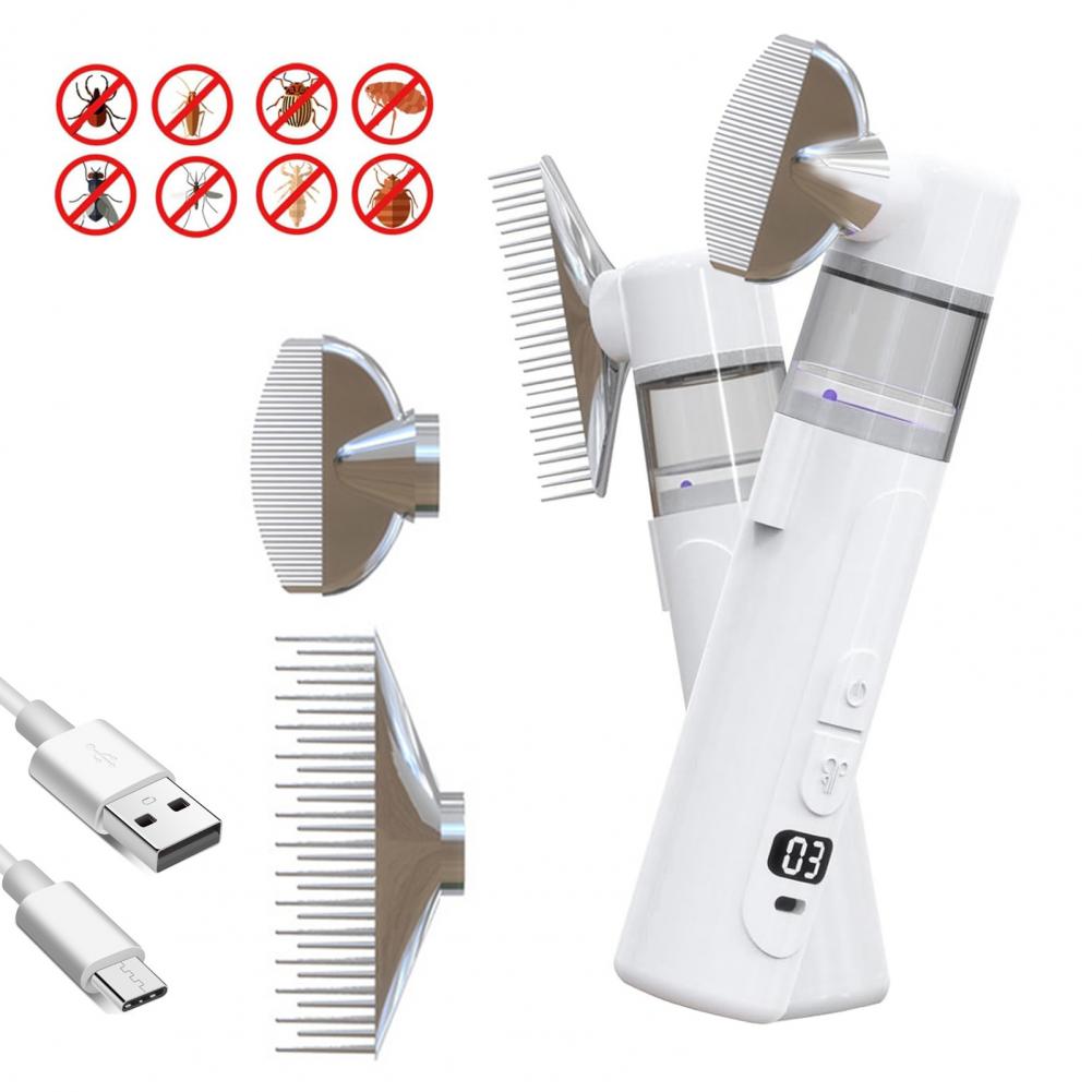 Comb Fine Tooth - 19 Cm Elektrische Luizenkam Draadloos Oplaadbare