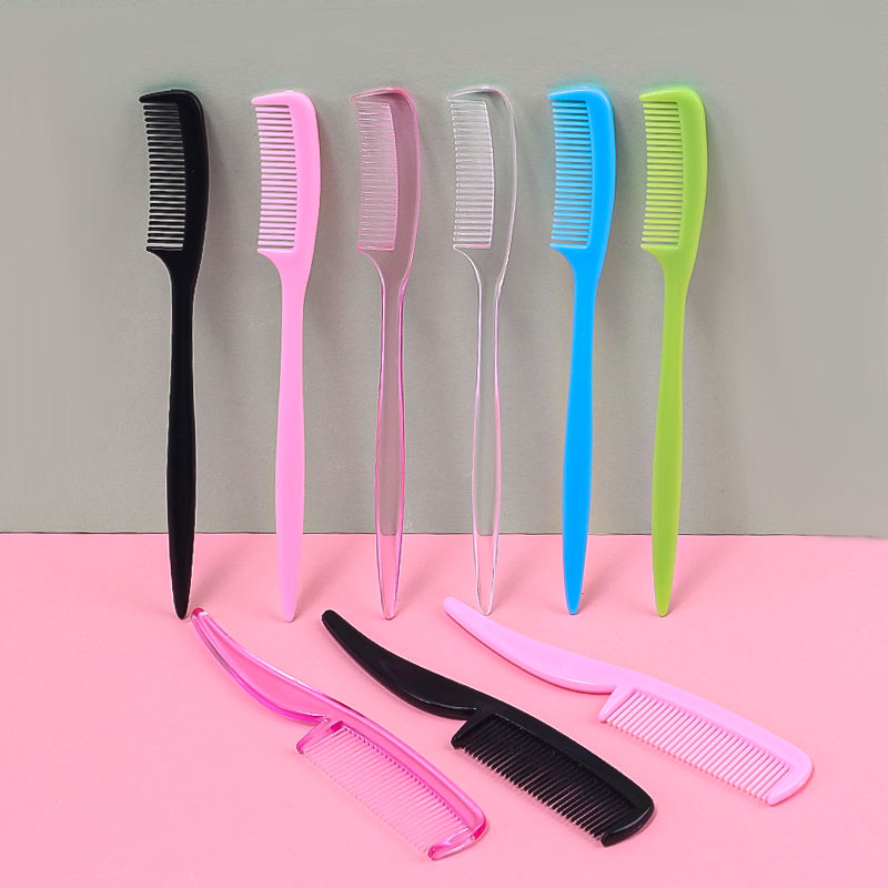 Comb Fine Tooth - 25 stks Veelkleurige Mini Wenkbrauw Kam