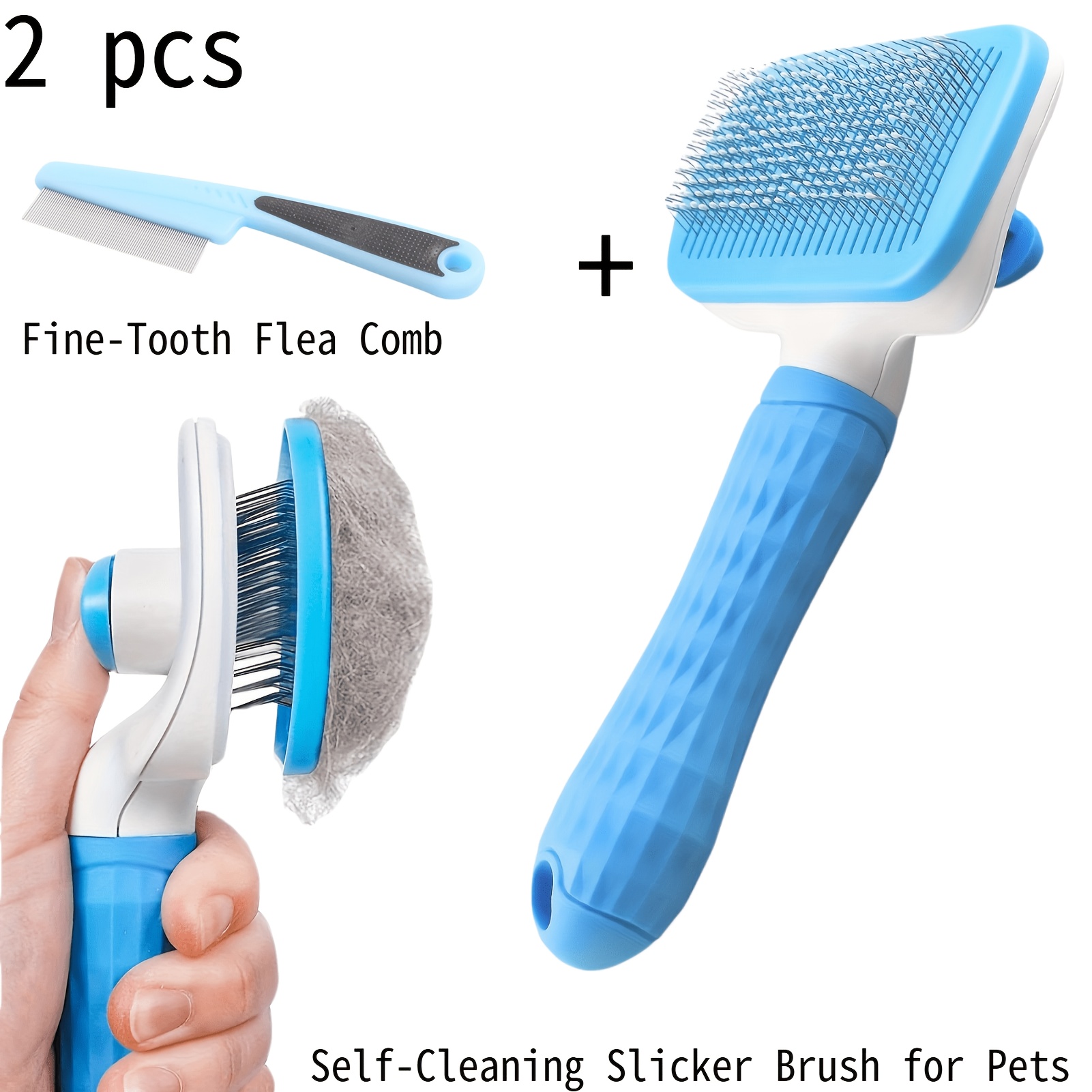 2-delige set voor het verzorge - Comb Fine Tooth recensie en prijs