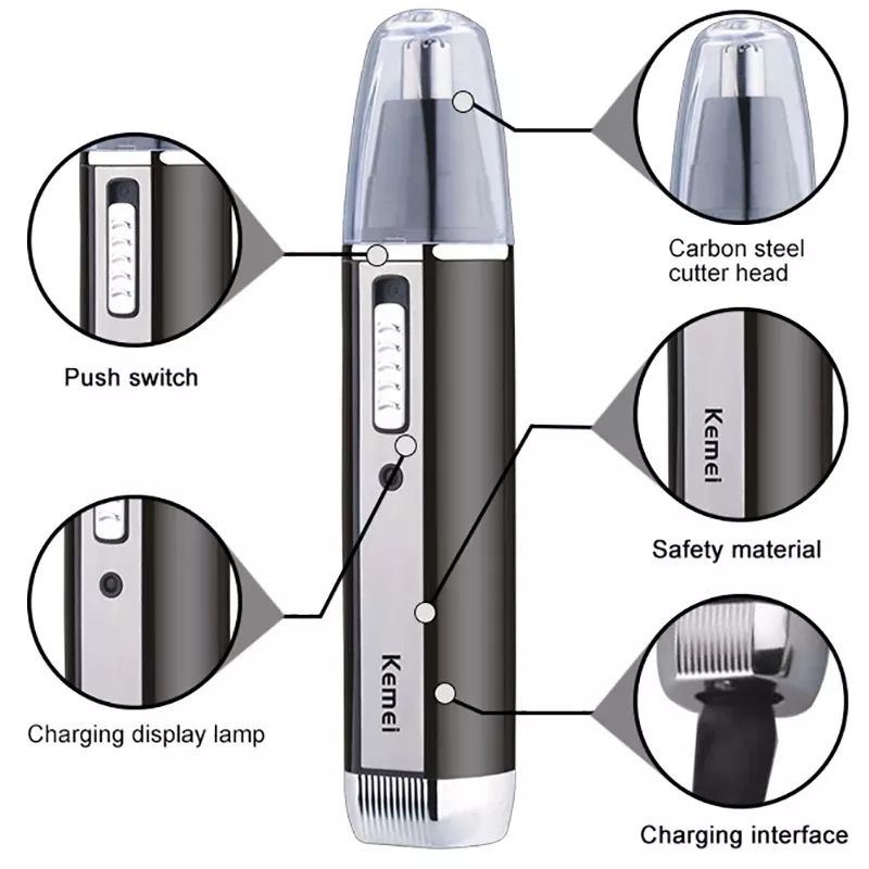 Kemei Oplaadbare Elektrische A - Men'S Grooming Nose Hair Trimmer recensie en prijs