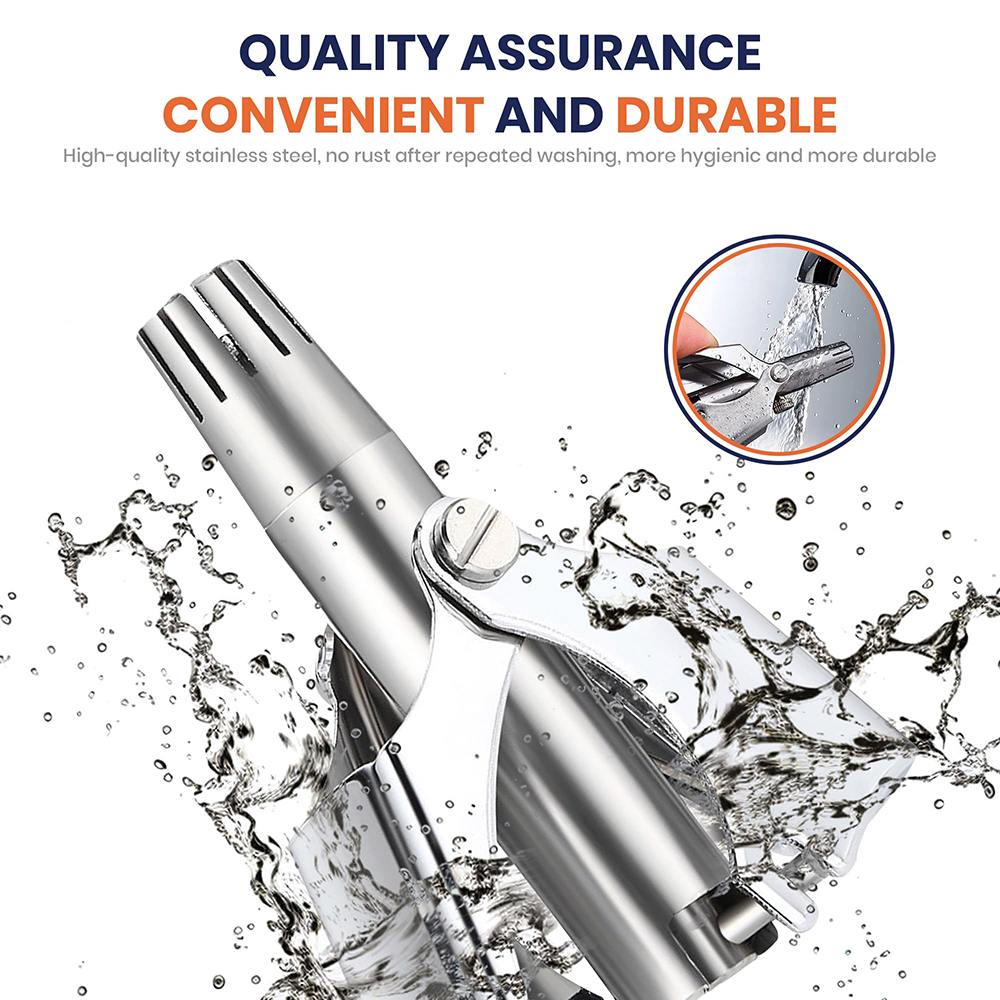 Draagbare roestvrijstalen hand - Men'S Grooming Nose Hair Trimmer recensie en prijs